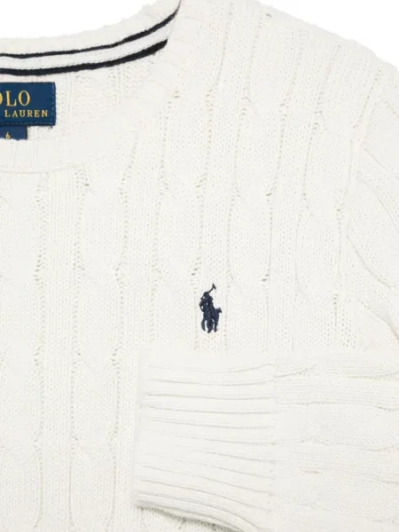 Sweter dziecięcy Polo Ralph Lauren biały