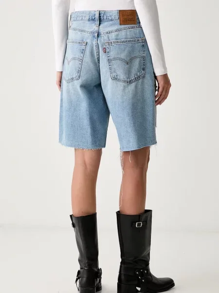 Levi's szorty jeansowe BAGGY DAD niebieskie