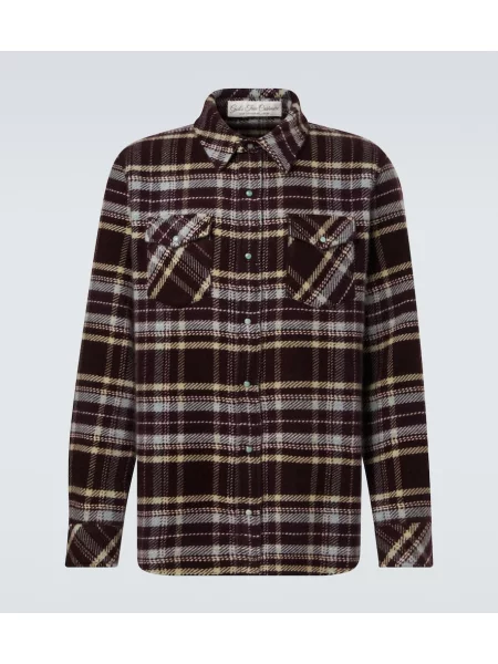 Kašmírová kostkovaná košile God's True Cashmere