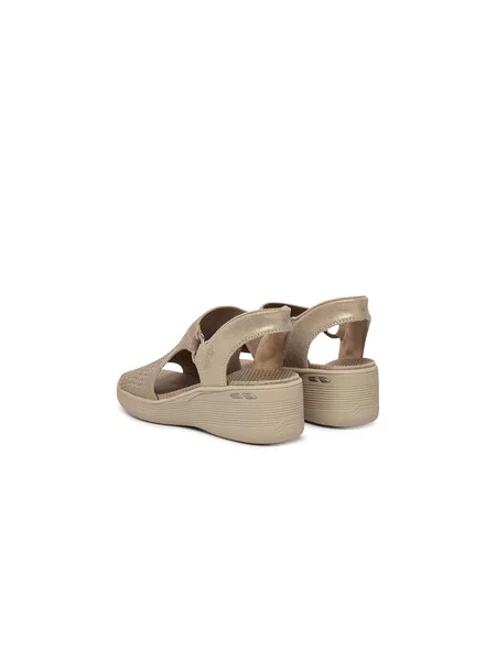 Szandál Skechers Martha Stewart: Pier-Lite Park Path bézs