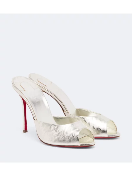 Kožne mule natikače Christian Louboutin