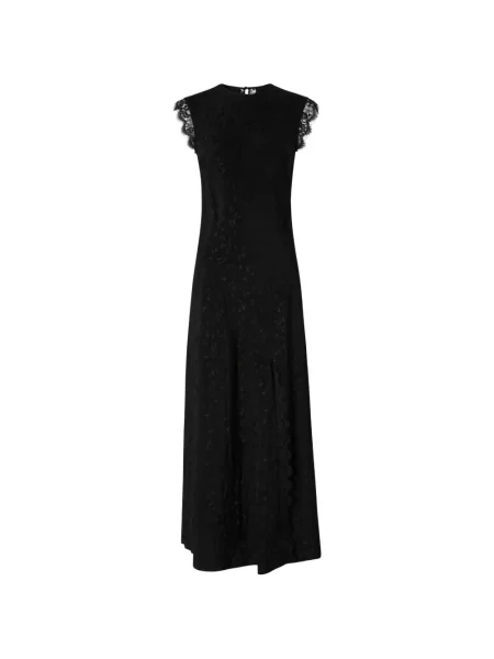 Rochie midi Pinko din jacard negru