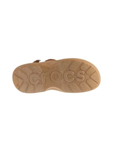 Sandále Crocs béžová