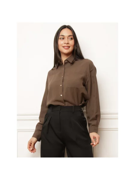 Bluza La Modeuse smeđa