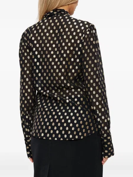 Cămașă Dsquared2 cu buline negru