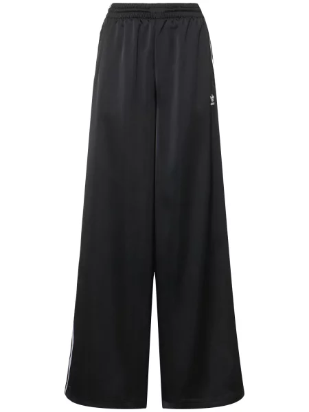 Adidas Teplákové nohavice adicolor Satin Wide Leg čierna