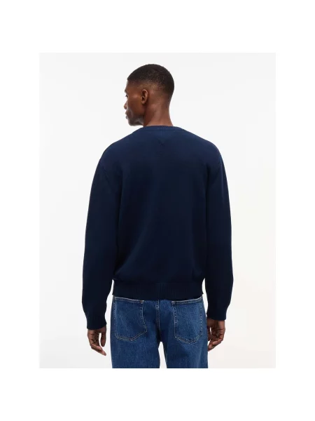 Pulover Tommy Jeans albastru