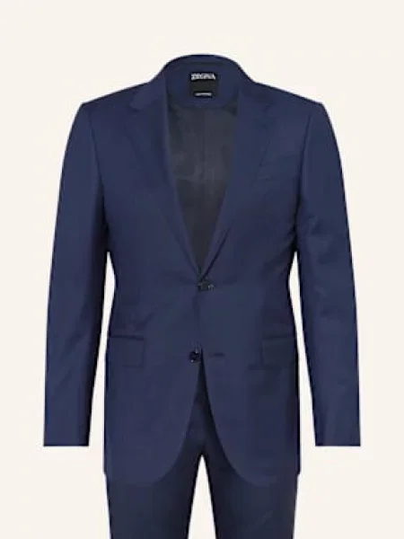 Zegna Oblek Extra Slim Fit tmavě modrá