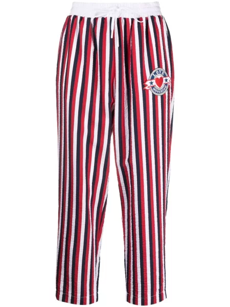 Pantaloni Love Moschino cu cordon alb