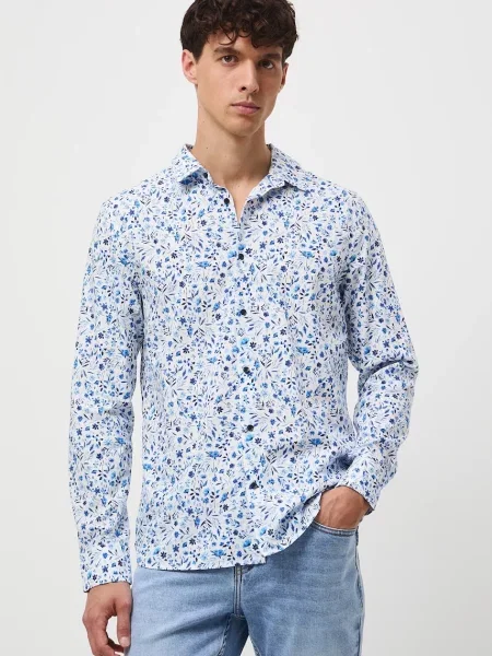 Риза Medicine с кройка по тялото с класическа яка