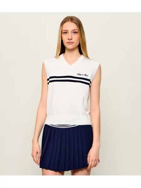 Sporty&Rich Vestă alb