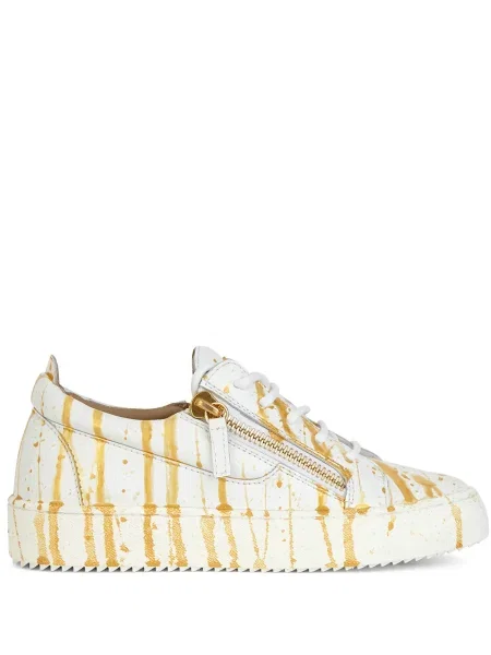 Sneakerși Giuseppe Zanotti din piele alb