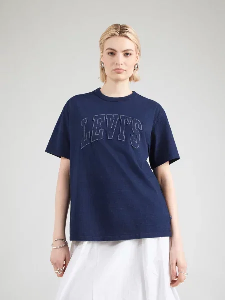 LEVI'S ® Tricou Tabor bleumarin alb