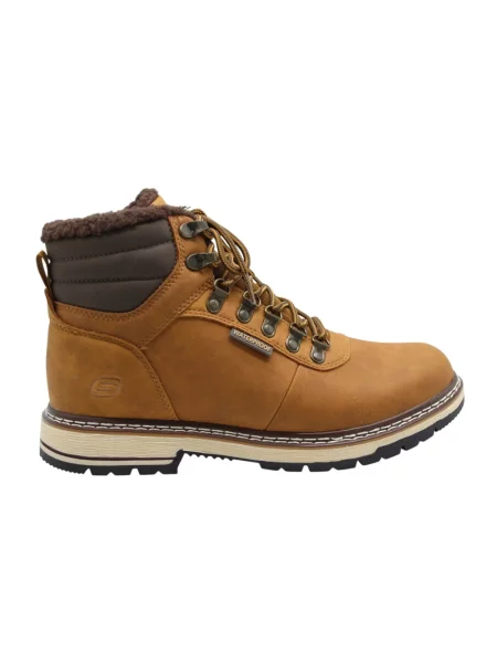 Botki Skechers brązowe