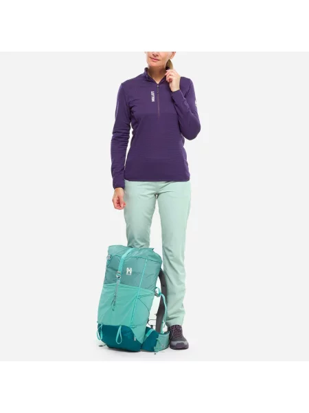 Bluza trekkingowa lekka MILLET Parmelan Light Fleece Po W fioletowa
