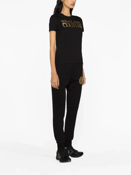 Tričko Versace Jeans Couture čierna