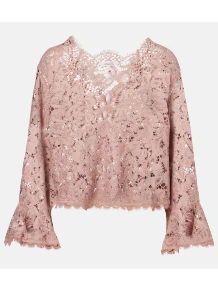 Top Dorothee Schumacher cu model floral roz