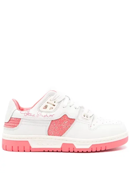 Sneakerși Acne Studios din piele alb