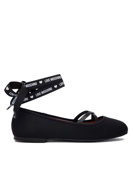 Μπαλαρίνες LOVE MOSCHINO μαύρο