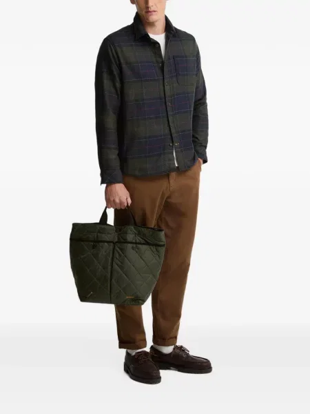 Prošiven torba Barbour zelena