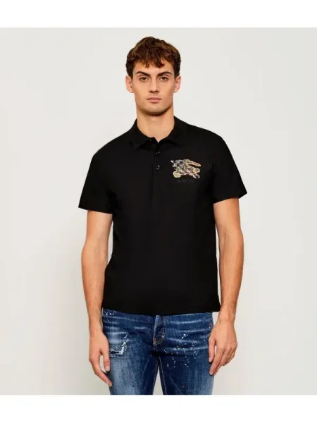 Burberry Tenisz póló EVAN EKD fekete