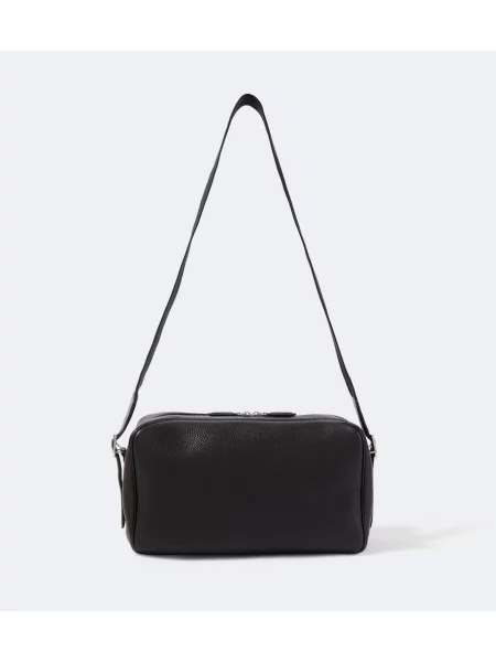 Crossbody taška The Row čierna
