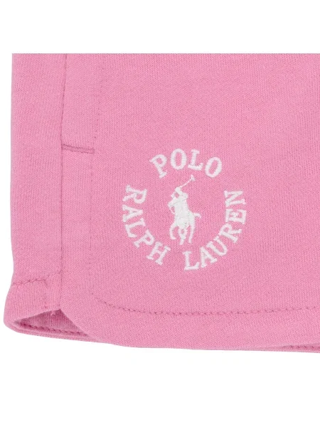 Pantaloni scurți de sport copii Polo Ralph Lauren roz