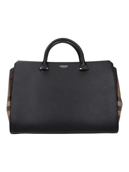 Torebka Burberry skórzana czarna