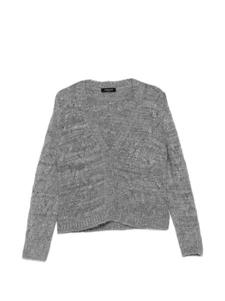 Cardigan Fabiana Filippi cu paiete tricotate gri