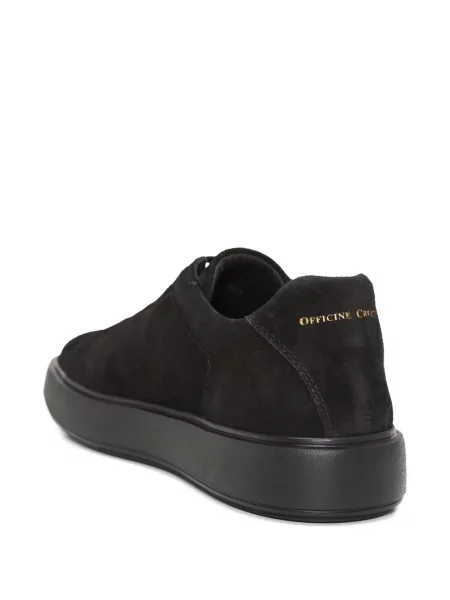 Sneakerși Officine Creative cu șireturi din dantelă negru