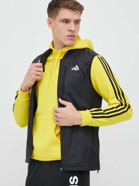 Vestă Adidas Performance alergare negru