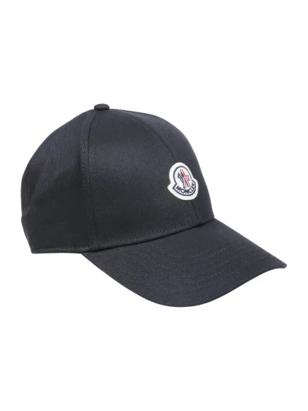 Czapka z daszkiem Moncler czarna
