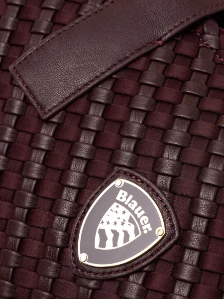 Кожаная сумка шоппер Blauer