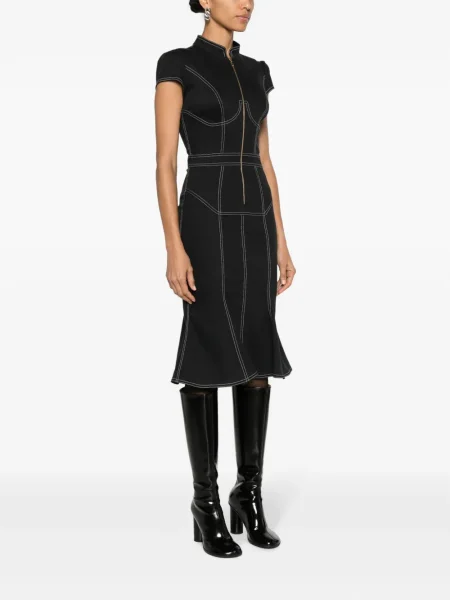 Rochie din denim Murmur de costum negru