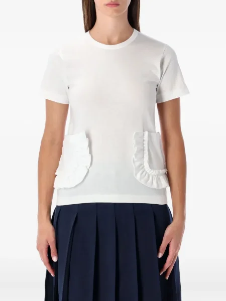Dětské top Comme Des Garçons Girl bílý