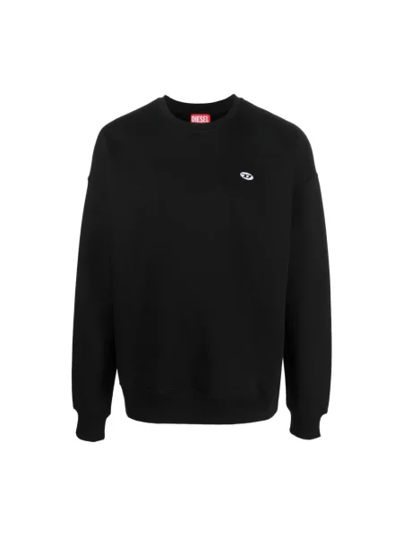 Bluza Diesel z długim rękawem czarna
