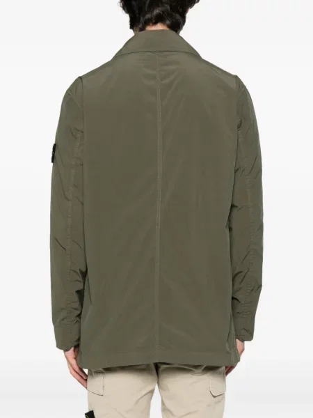 Palton Stone Island cu strasuri verde