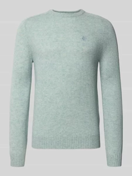 Sweter z dzianiny o kroju regular fit z czystej wełny Mcneal
