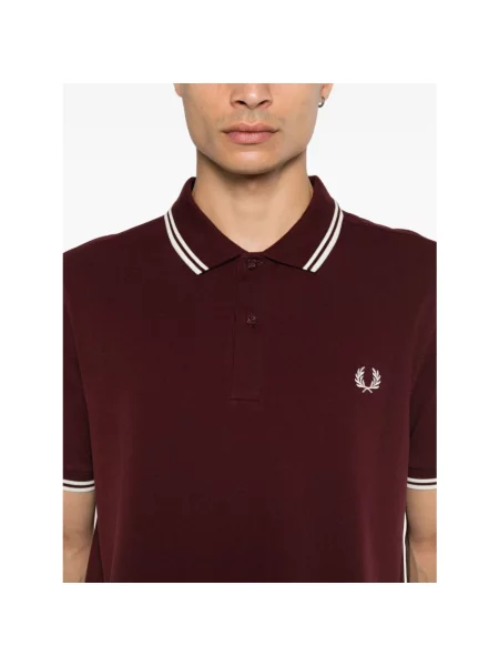 Koszulka polo Comme Des Garcons z logo czerwona