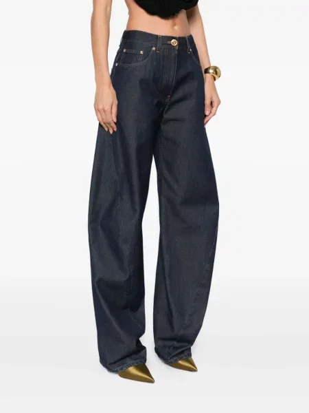 Blugi boyfriend Versace albastru