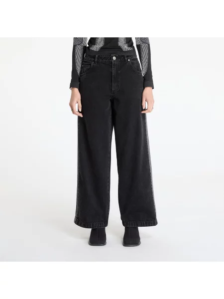 Spodnie adidas Adicolor Denim Track Pants Black czarne