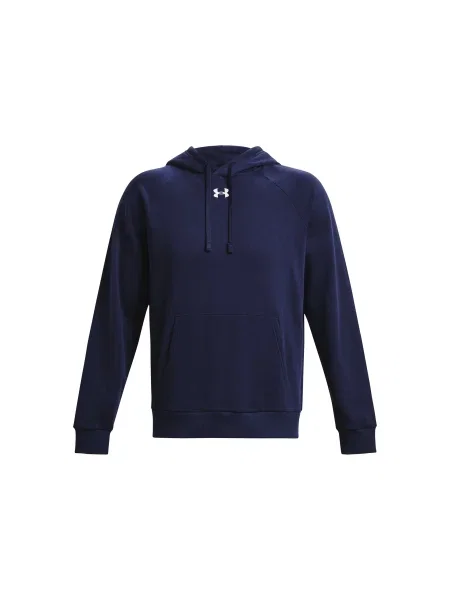 Hanorac cu glugă Under Armour din fleece albastru