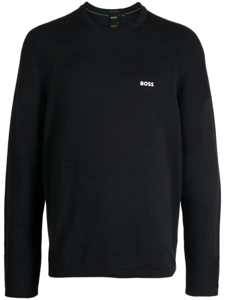 Hanorac crewneck Boss albastru