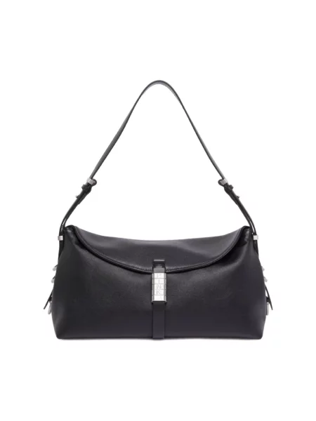 Torebka skórzana Pinko elegancka czarna