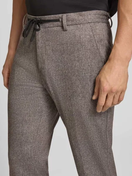 Spodnie garniturowe o kroju regular fit z domieszką lyocellu i bawełny model Jogg' S.oliver Black Label