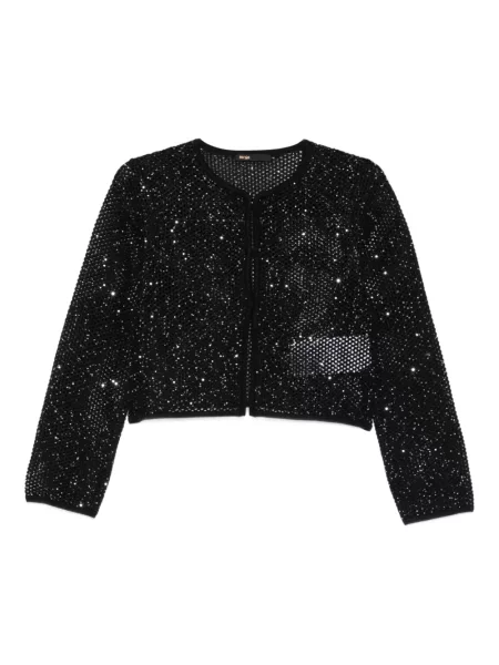 Cardigan Maje cu paiete negru
