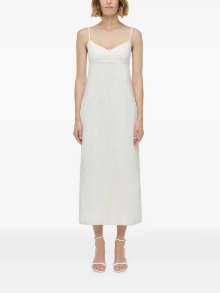 Rochie midi Simkhai cu spatele deschis alb