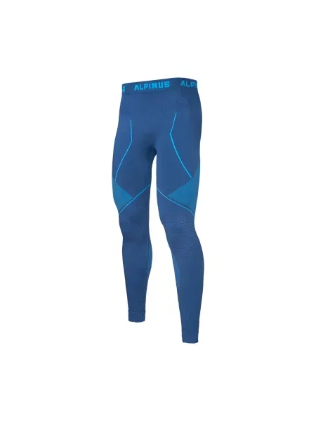 Spodnie termoaktywne trekkingowe Alpinus Tactical Base Layer niebieskie