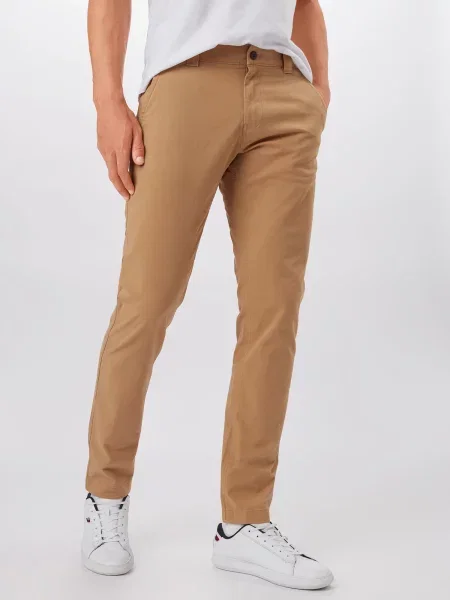 Tommy Jeans Nohavice béžová