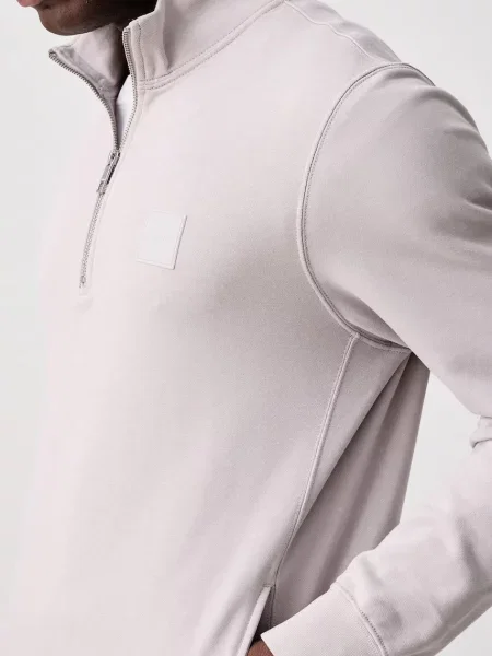 Calvin Klein melegítőfelső férfi pamuttal bézs